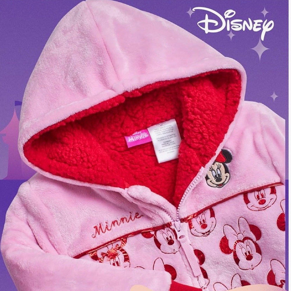 Minnie Mouse 3T Cozy Sherpa Jacket